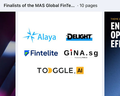 SELECTED AND INVITED TO THE FINTECH FESTIVAL IN SINGAPORE